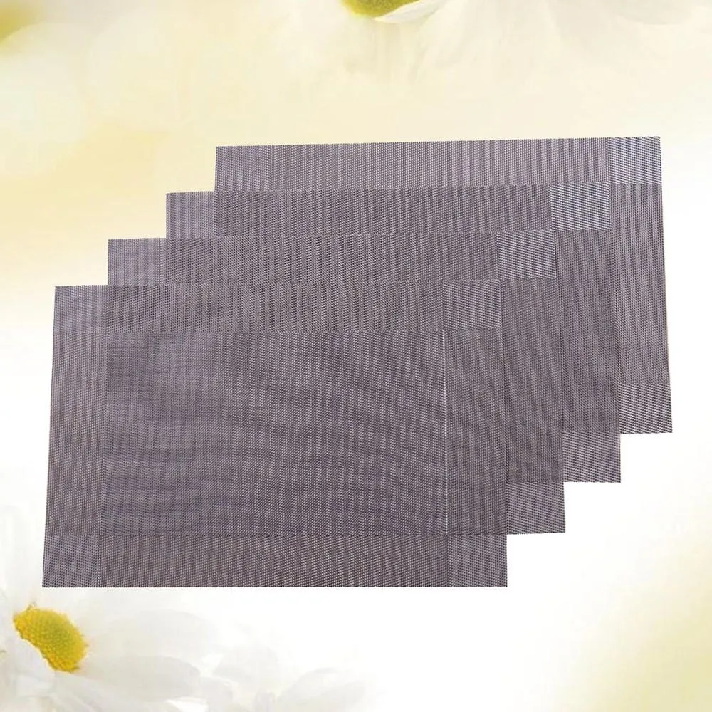 8Pcs Heat Resistant Place Mats PVC Thermal Insulation Table Mats for Hotel Store - Unbranded