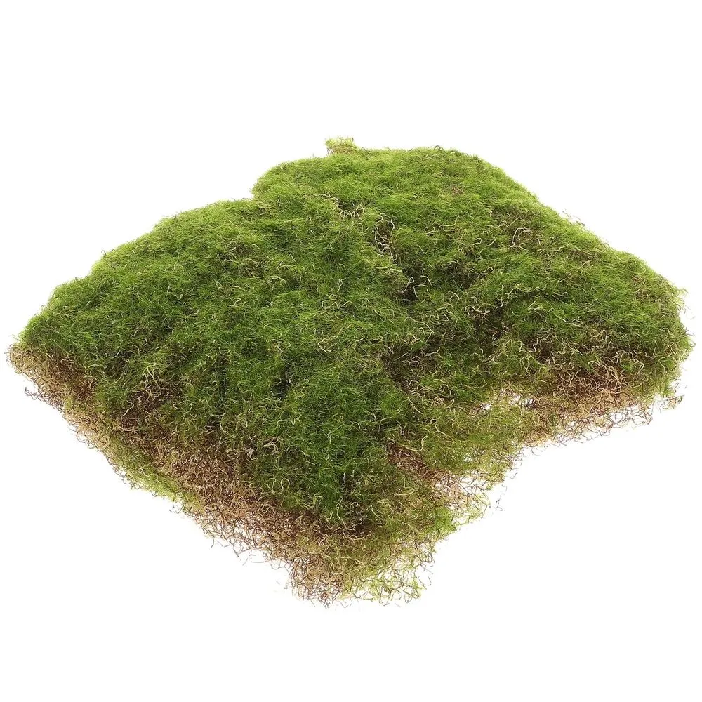Fake Moss Turf, Green, Realistic Plastic, Ideal for Micro Landscape DIY Projects - Unbranded